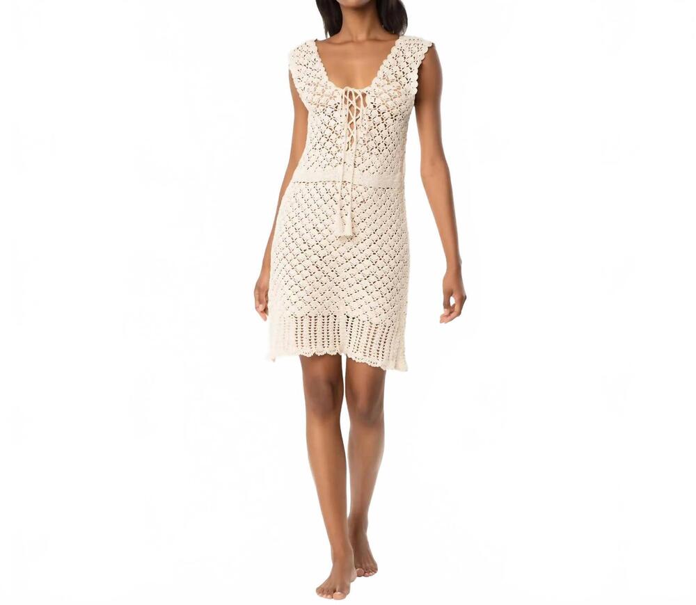 NEW HELEN JON valentina crochet dress in ivory